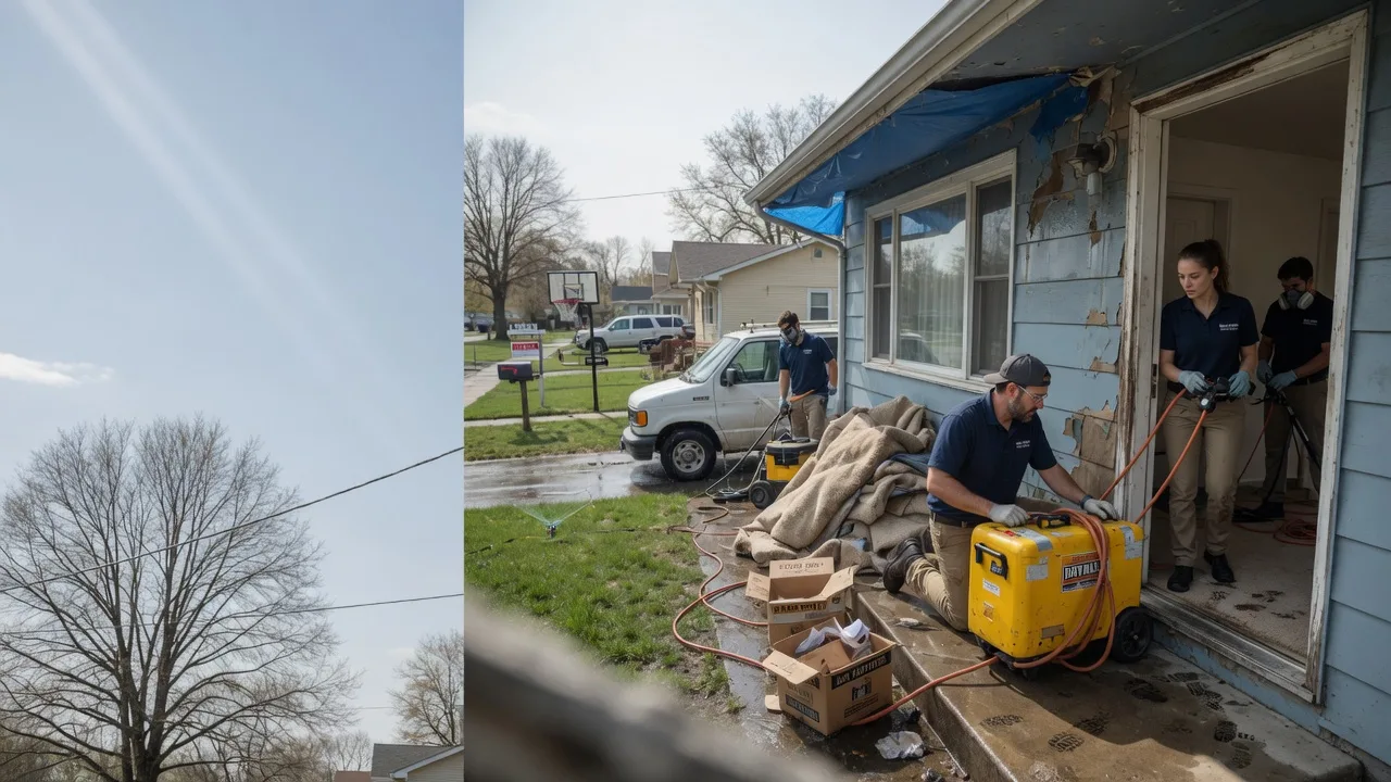 Basement Flood Cleanup in Nenzel, NE near me